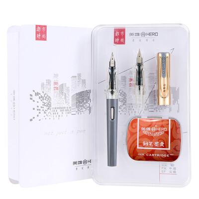 

Hero HERO 368 Set Gentleman Series Pen Gift Box EFF Gray