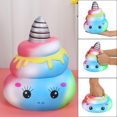 

YIWULASquishies Kawaii Jumbo Unicornor Poo Slow Rising Cream Scented Stress Relief Toy