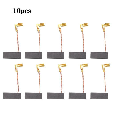 

10 PCs Mini Black Carbon Motor Brushes Replacement Spare Parts with 25mm Spring&Copper Core for Generic Electric Drill Mill Ma