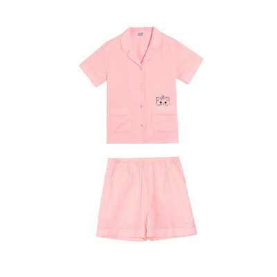 

CONYSON childrens short sleeve suit girls gauze pajamas 4999