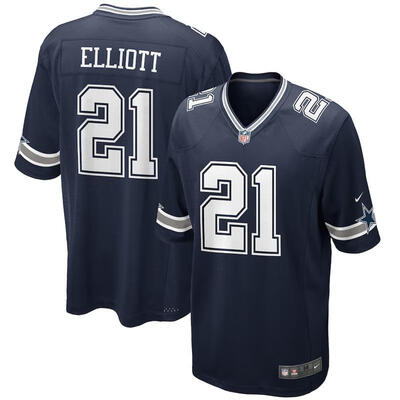 

Youth Football Jersey Dallas Cowboys Ezekiel Elliott Navy Game Jersey