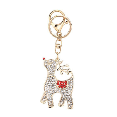 

Snowman-Shaped Keychain Pendant DIY Point Drill Key chain Decoration Diamond Painting Key Ring