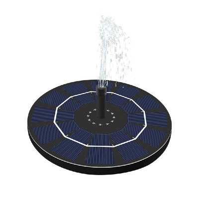 

Solar-power Fountain Brushless Pump Plants Watering Kit with Polycrystalline Solar Panel for Bird Bath Garden Pond Energy-saving E