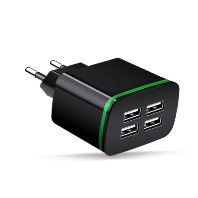 

Cwxuan 5V 4A LED Glowing 4-Port USB Charger Adapter