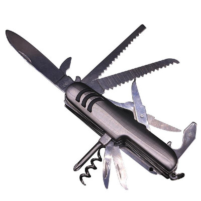 

11-in-1 Multi-purpose Stainless Steel Outdoor Camping Cutter Folding Blade Foldable Tactical Survival Cutter Rescue Tool