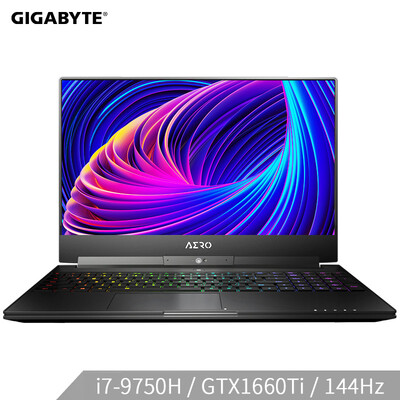 

GIGABYTE AERO 15 Classic-SA 156 narrow side AI thin designer game book i7-9750H GTX1660Ti 16G 512G 144Hz