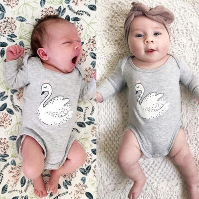 

Newborn Infant Baby Girls Boys Clothes Long Sleeve Romper Jumpsuit Autumn Cotton Outfits