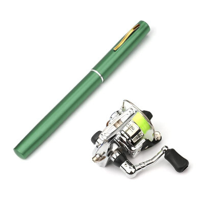 

1M 14M Pocket Collapsible Fishing Rod Reel Combo Mini Pen Fishing Pole Kit Telescopic Fishing Rod Spinning Reel Combo Kit