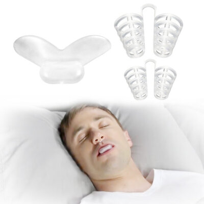 

Greensen Anti Snore Mouthpiece Stop Snoring Stopper Guard Sleeping Breath Aid Tongue Retention Sleeve Breath Aid Snoring Guard