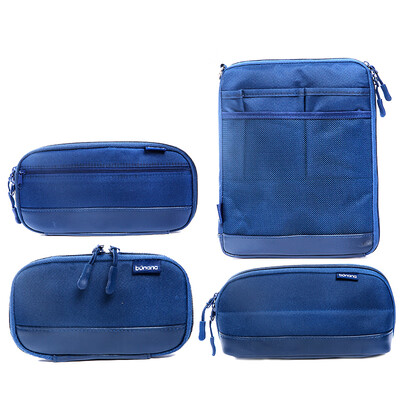 

Bunana Bunana digital storage bag mobile phone flat data cable storage bag finishing package set 4 Air Force Blue