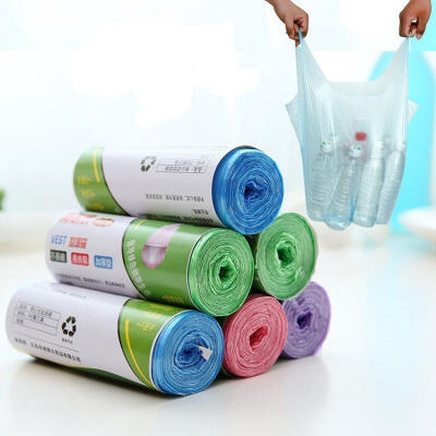 

1-Roll 100pcs Rubbish Garbage Toilet Clean-up Waste Trash Bags 62x22cm 4Colors