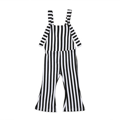 

Newborn Baby Kids Girl Infant Striped Cotton Bodysuit Jumpsuit Clothes Outfit