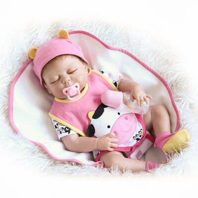 

Reborn Baby Doll Girl Baby Bath Toy Full Silicone Body Eye Open Baby doll With Clothes 10inch 25cm Lifelike Cute Gifts Toy