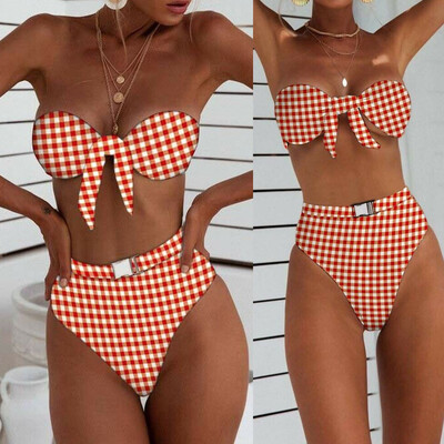 

Push Up Bikini Set Women Bra Padded Swimwear Bandage Swimsuit Bathing Suit