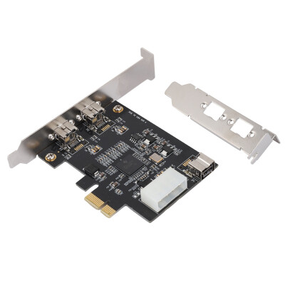 

Greensen PCI E to 3-port 1394B Video Capture Card 800Mbps Controller Card Adapter FireWire 800 PCIe PCI