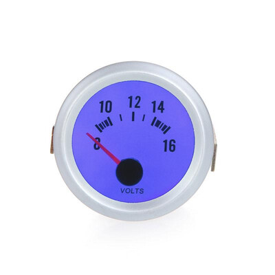 

Voltage Meter Gauge Voltmeter for Auto Car 2" 52mm 816V Blue LED Light