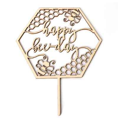 

Wooden Cake Topper Small Cake Stand Decorations Rustic Reception Party Celebration Supplies