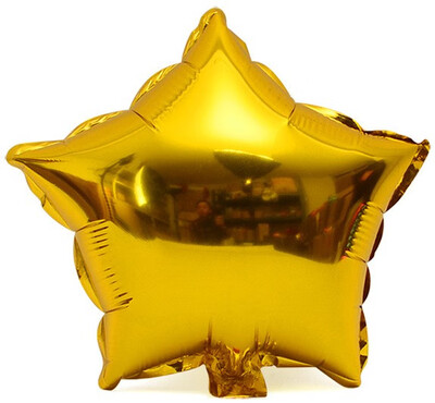 

FUNNYBUNNY 10pcs Star Shape Foil Mylar Helium Ballon 18" Balloon Birthday Party Decoration Foil Balloons