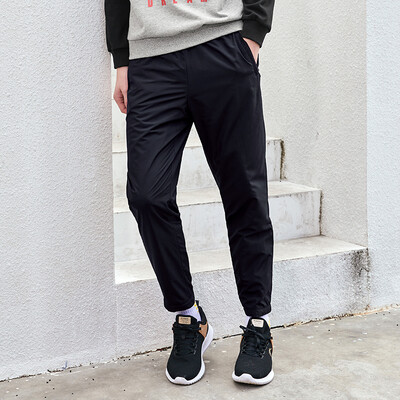 

Jordan mens woven sweatpants mens trousers close mouth small feet mens pants XYK4383331 black M