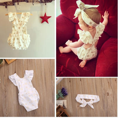 

Newborn Toddler Infant kid Girl Romper Jumpsuit Bodysuit Outfit Sunsuit Clothing