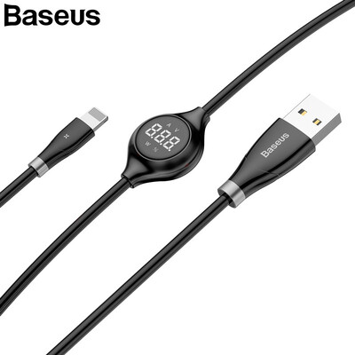 

Baseus Big Eye LED USB Cable For iphone ipad Charger Cable with Magnetic Sheet for iPhone XS Max XR Charging Cable