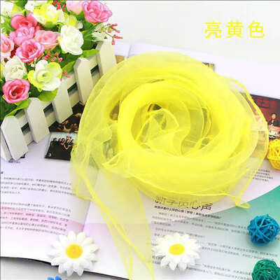 

Vintage Fancy Wrap Hair Head Neck Tie Super Light Chiffon Neck Scarf