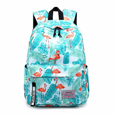 

Cute Female Laptop Backpack Schoolbag Waterproof Anime Printing Backpacks Woman 2018 Fashionable School Bags for Girls Teenagers