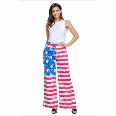 

Multicolor high waist floral print retro loose leggings
