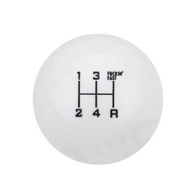 

5 Speed Universal Gear Shift Knob Round Ball Car MT Manual Shifter Lever M10X15 Aluminum