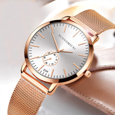 

RM Luxury Rose Gold Watches Women Wristwatches Mesh Strap Quartz Watches