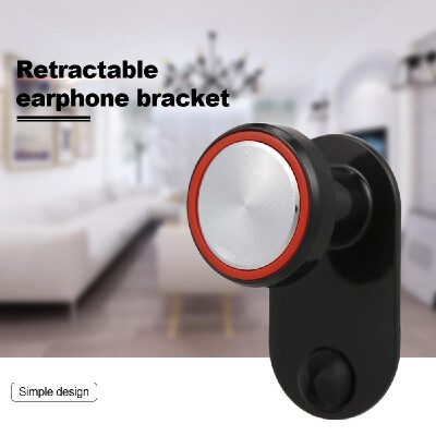 

Headphone Stand Over Ear Headsets Hanger Holder Telescopic Hanging Bracket Universal Mount with Wired Headphones Cable Hook