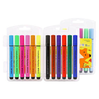 

Morning Light &G Xiaohu Shili Series 12 Color Triangle Bar Washable Watercolor Brush 12pcsBox ACPN0272