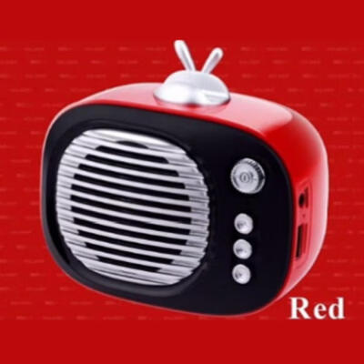 

Retro Style Bluetooth Wireless Speaker Portable Old-time TV Shape Bluetooth Speaker