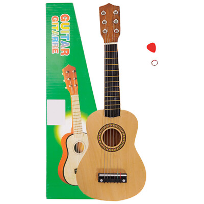

Ktaxon New 21" 23" 25" 6 Strings Beginner Practice Acoustic Guitar Musical Instrument Child Kids Gift