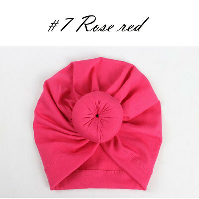 

Kids Baby Girl Turban Flower Head Wrap Adjustable India Hat Cotton Cap