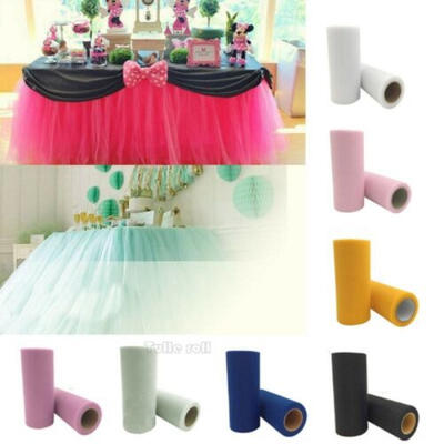 

Tulle TUTU Table Skirt Tableware Cloth Cover Baby Shower Birthday Party Decor