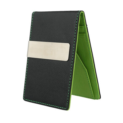 

Cute New Fashion Men Money Clip Faux Leather Slim Wallet ID Credit Card Holder Cash Clip cluth bag T7J6F3O0