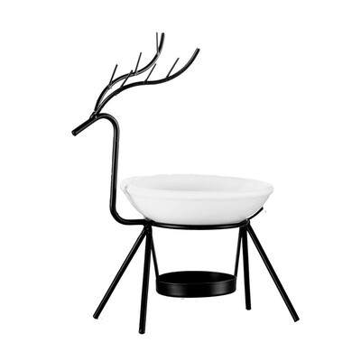 

XIANGSHININGYUAN Happy Deer Aromatherapy Furnace Essential Oil Furnace Incense Burner Candlestick C-2