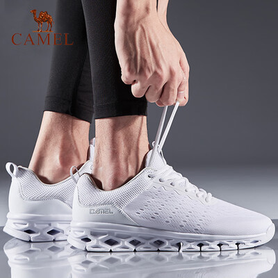 

Camel CAMEL sneakers men&women running shoes fashion casual couple models shoes breathable ultra light running shoes A912600035 mens white 39