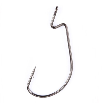 

100 PCS High-carbon Steel Worm OffSet Hook