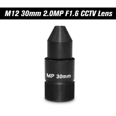 

HD 20 Megapixel Pinhole 30mm Lens CCTV MTV Board Lens M12P05 Mount Lens 127" Image Format Aperture F16 for Surveillance Secu