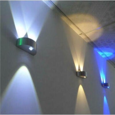 

NEW Up Down LED Wall Acrylic Light Semi-Circle Light Walkway Bedroom Hotel Lamp