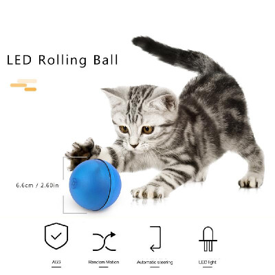 

Cat Toy Rolling Ball LED Red Light Motion Activated Ball Pet Interactive Toy