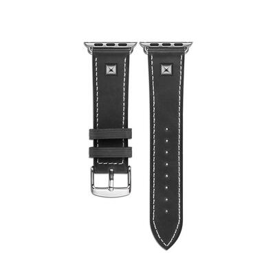 

Leather Watch Band Bracelet Strap with Metal Rivet for iWatch Series 1 2 3
