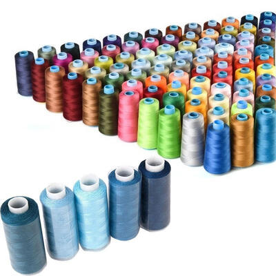 

DIY 30 Spools Mixed Colors Polyester Embroidery Cotton Sewing Quilting Thread Set Colourful Craft Making Tool