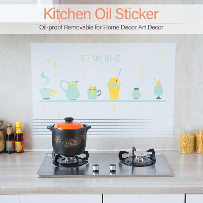 

Kitchen Oil Sticker Kitchen Wall Stickers Foil Oil Sticker Oil-proof Removable Wall Stickers for Home Decor Art Decor