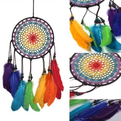 

Handmade feather wall hanging decoration Dream Catcher Wall Hanging Ornament home decor