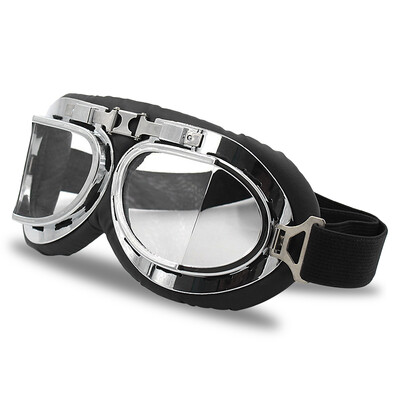 

Retro Aviator Goggles Vintage Motorcycle Goggles UV Protection Foldable Steampunk Goggles for Men Women