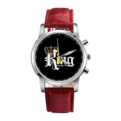 

KING QUEEN Quartz Movement Boys And Girls Watch Fashion Multi-functional Watches KING