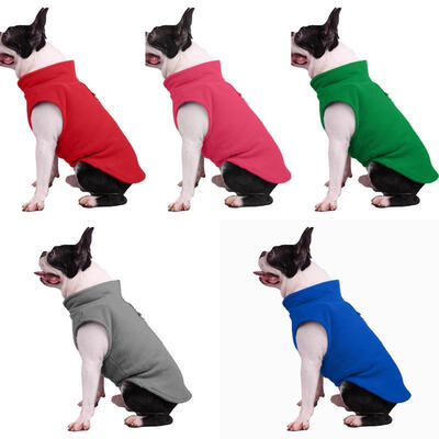 

Pet Dog Fleece Harness Vest Jumper Sweater Coat for Small Medium Dogs Jacket New